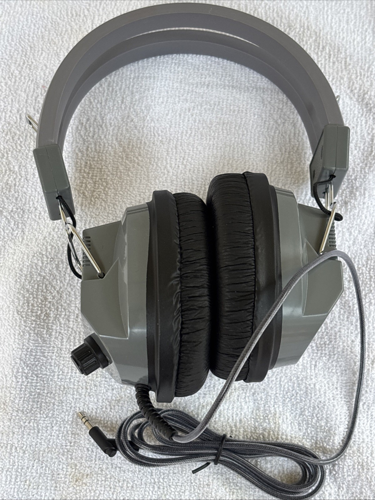 Hamilton Buhl SC-7V 3.5mm Plug Gray Deluxe Headset w/Volume Comtrol New