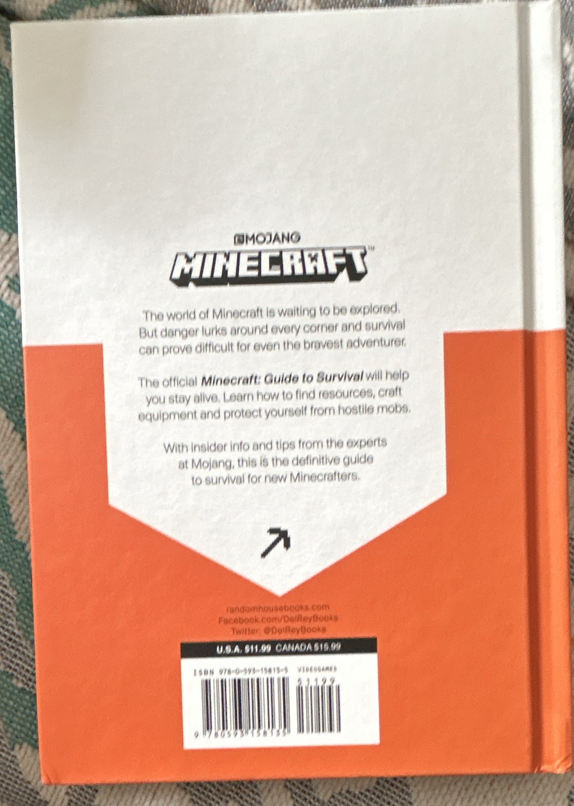 Mojang Minecraft Guide to Survival Updated Edition Illustrated Strategy Guide