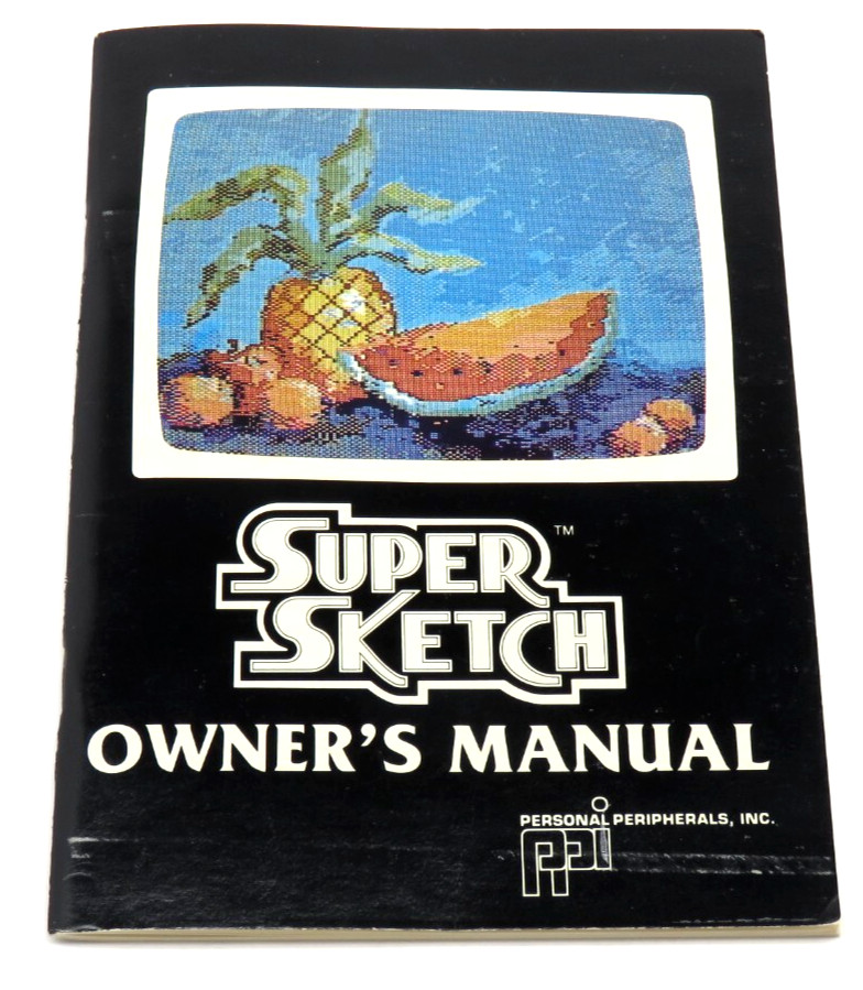 Super Sketch G2300 (1984) for Atari Home Computers Video Graphics #1