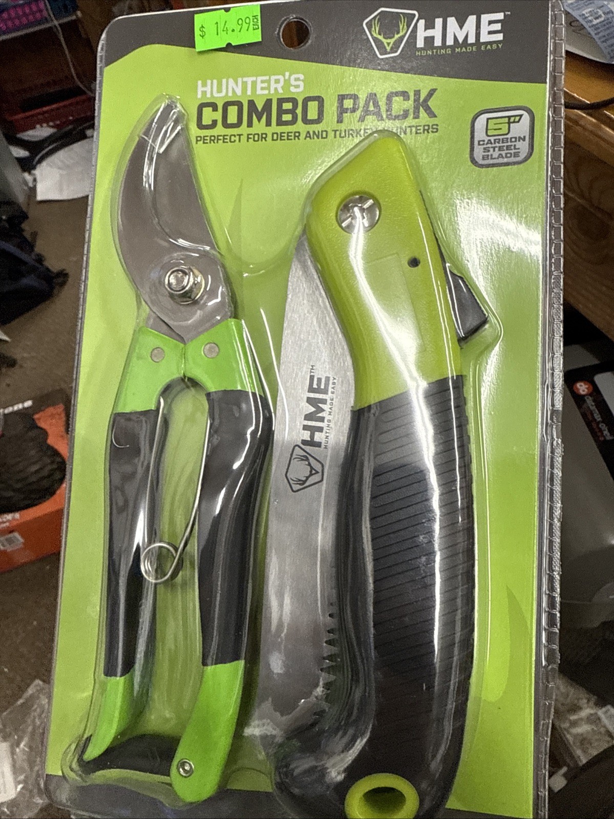 HME Products Hunter's Combo Pack with Mini Folding Saw and Shears