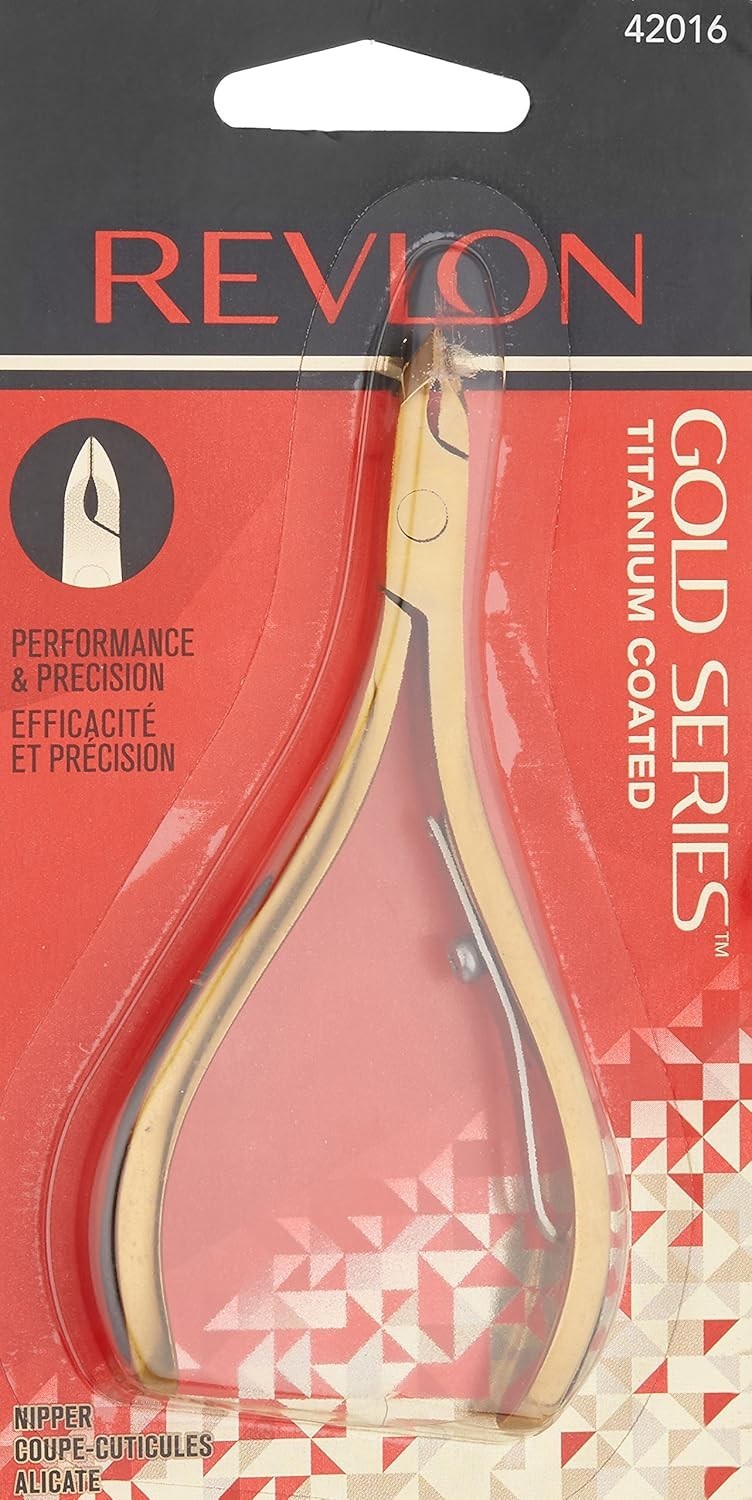 Revlon Titanium Coated Gold Series Cuticle Nipper 42016