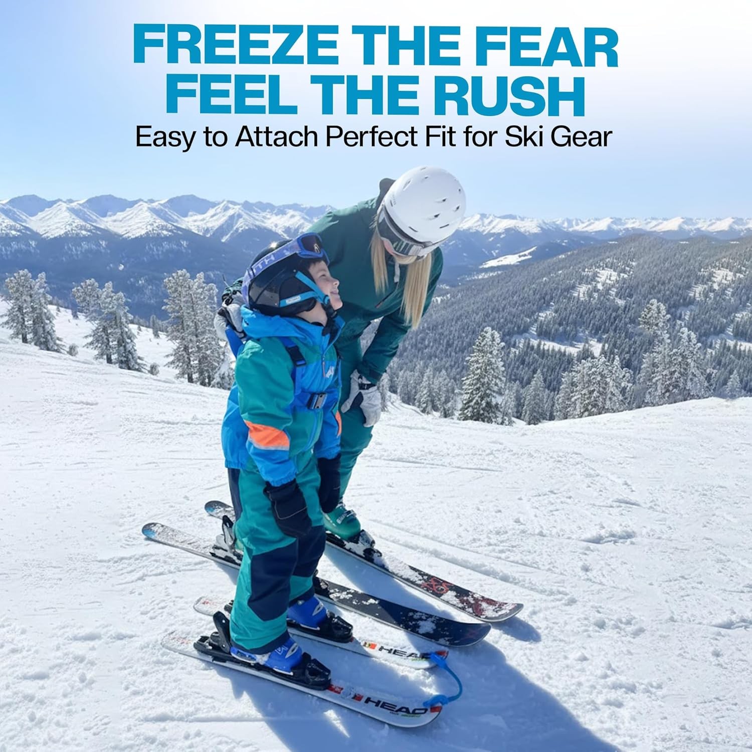 Wedgease Ski Tip Connector Learn to Ski Teaches Speed Control Making a Wedge