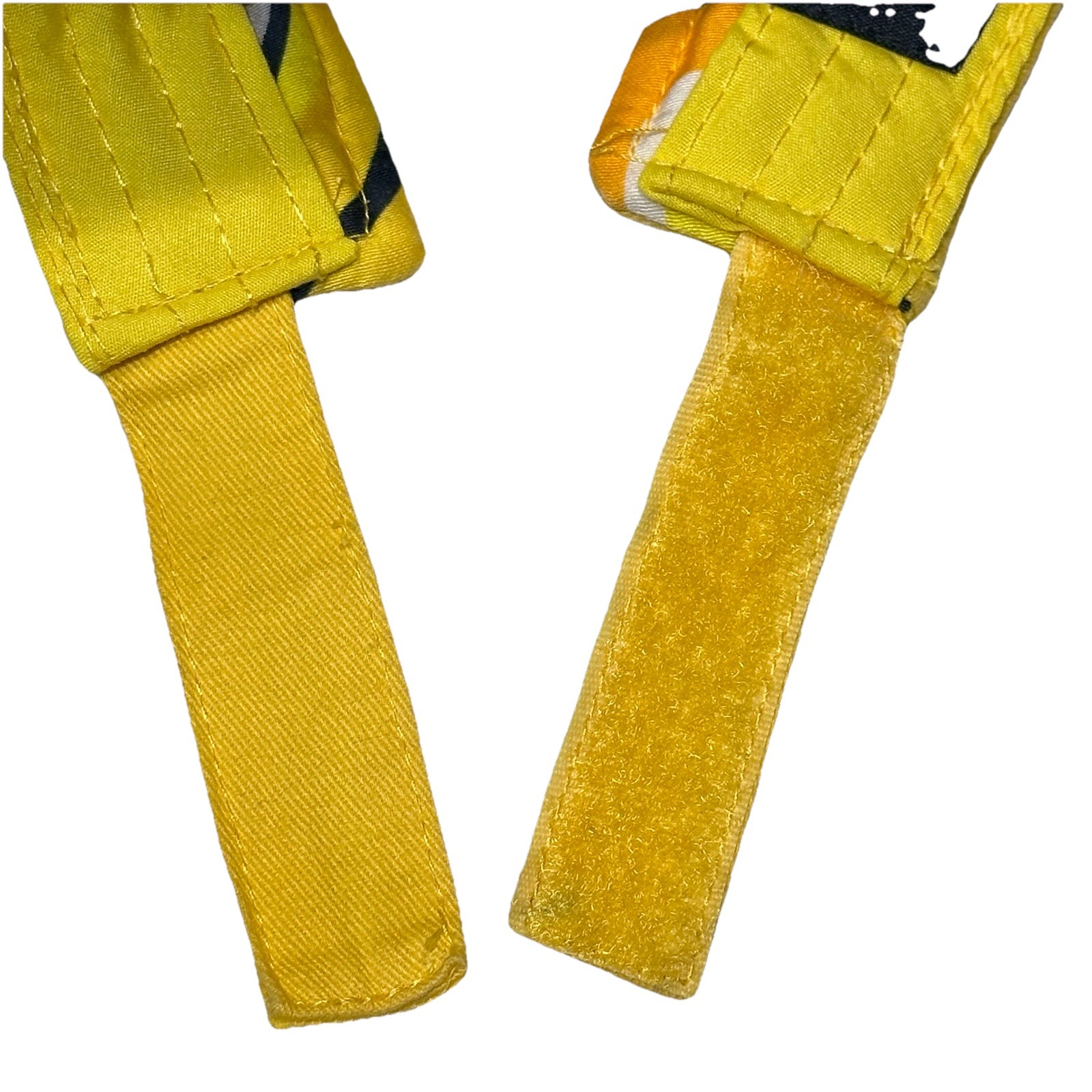 Loud Mouth Golf Visor Yellow 100% Cotton Embroidered Logo