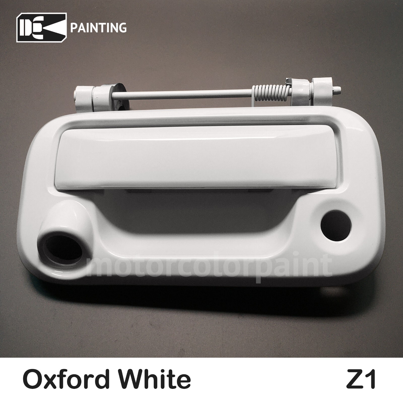 2008-2016 SUPER DUTY F250 F350 Tailgate Handle With Camera Hole Oxford White Z1