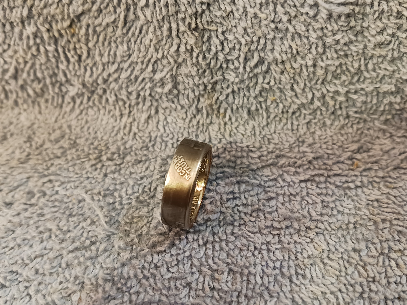 1984 Washington Quarters, Handmade Coin Ring, Size 6- 1/2