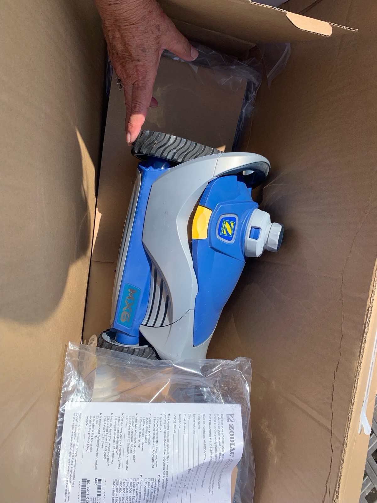 Zodiac MX6 In Ground Suction Pool