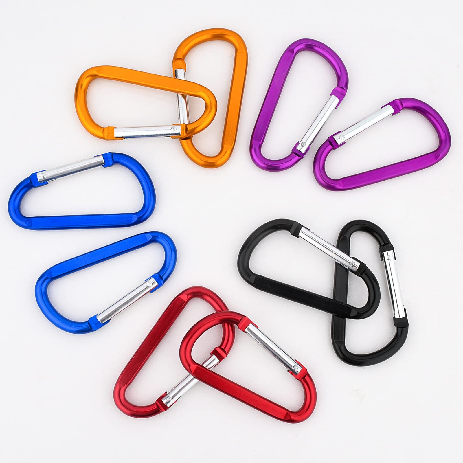 10 Pack 3'' Aluminum Spring 3, ['Golden', 'Red', 'Black', 'purple', 'Blue']