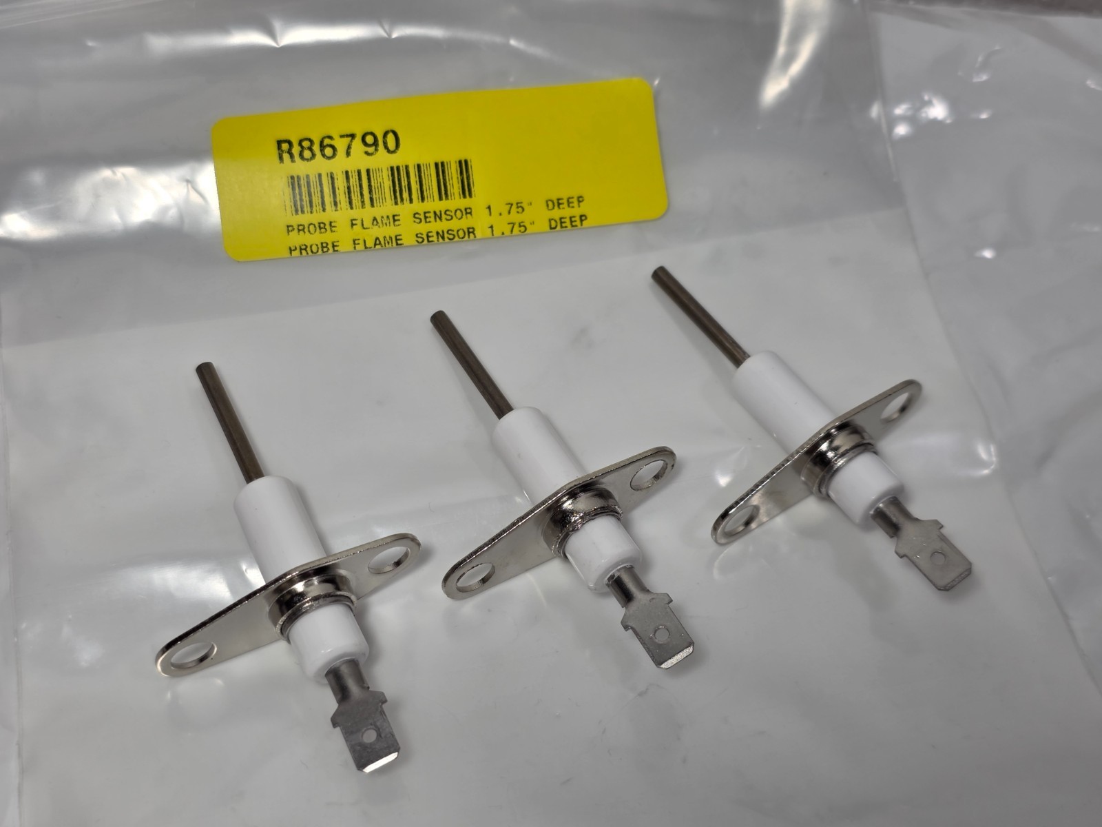 Genuine OEM, AAON R86790 Probe Flame Sensor 1.75" Deep