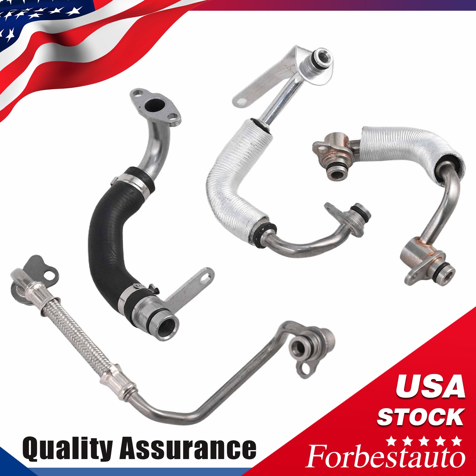 NEW Turbo Oil Lines & Coolant Hose Kit for BMW 2.0L 320i 328i 520i 528i X1 X3 US