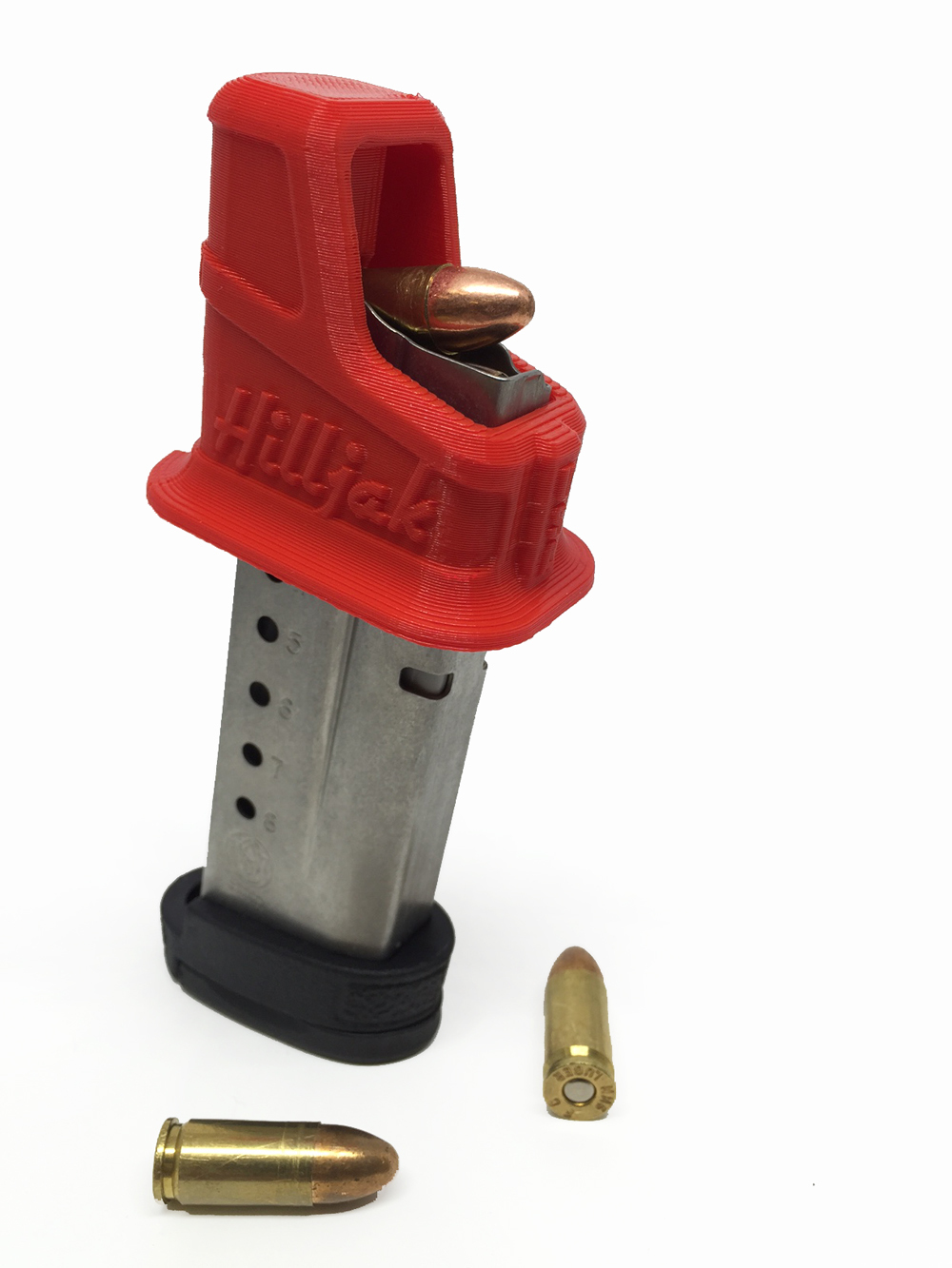 Walther PPS M2, CCP 9mm Single-Stack Magazine Loader by Hilljak, QL9SS Red Hot