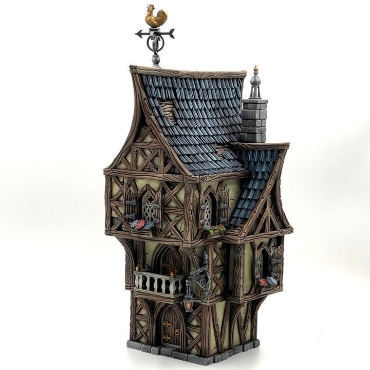 3d Print Tabletop Terrain Fantasy Townhouse DnD RPG Wargame Skirmish 28|32mm