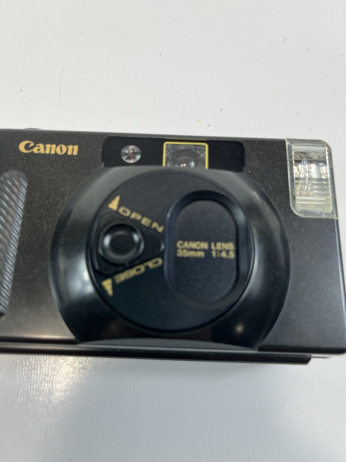 Canon Snappy S 35 mm Film Camera Automatic Flash Battery Tested