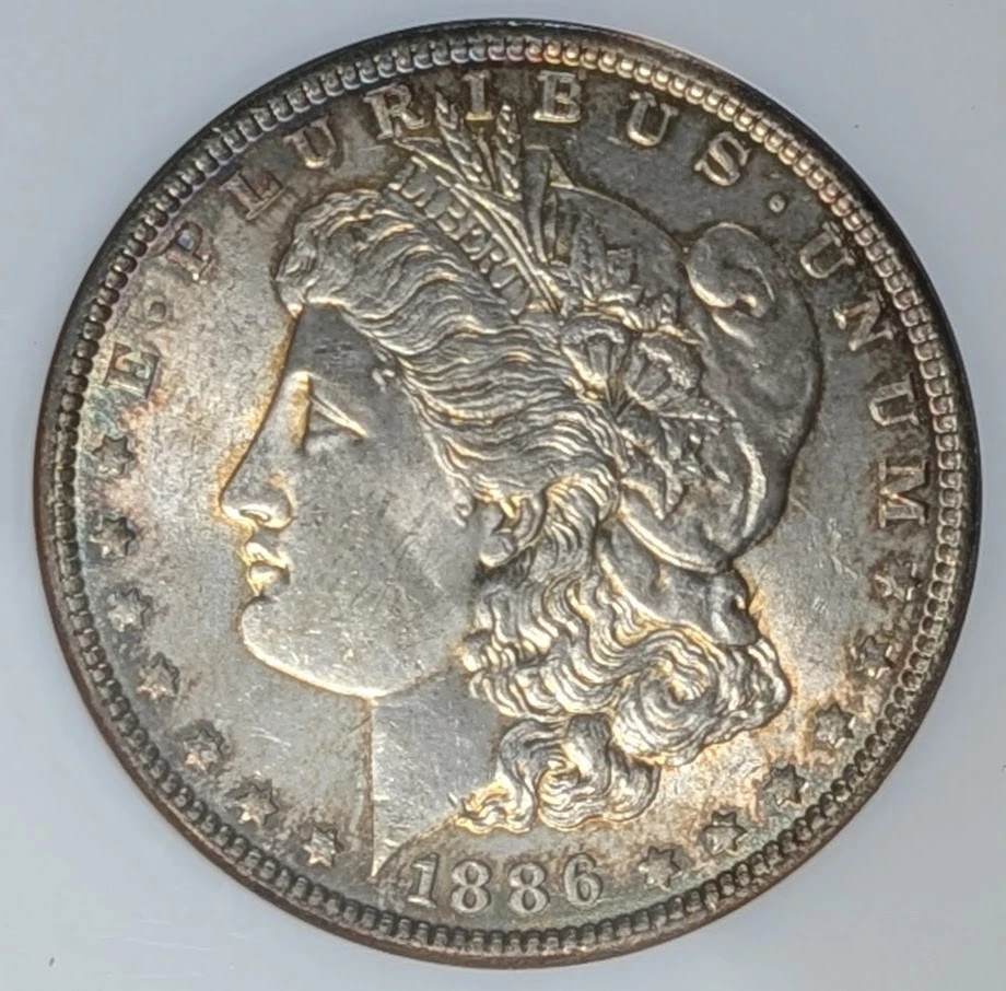 1886 Morgan Silver Dollar NGC MS-64