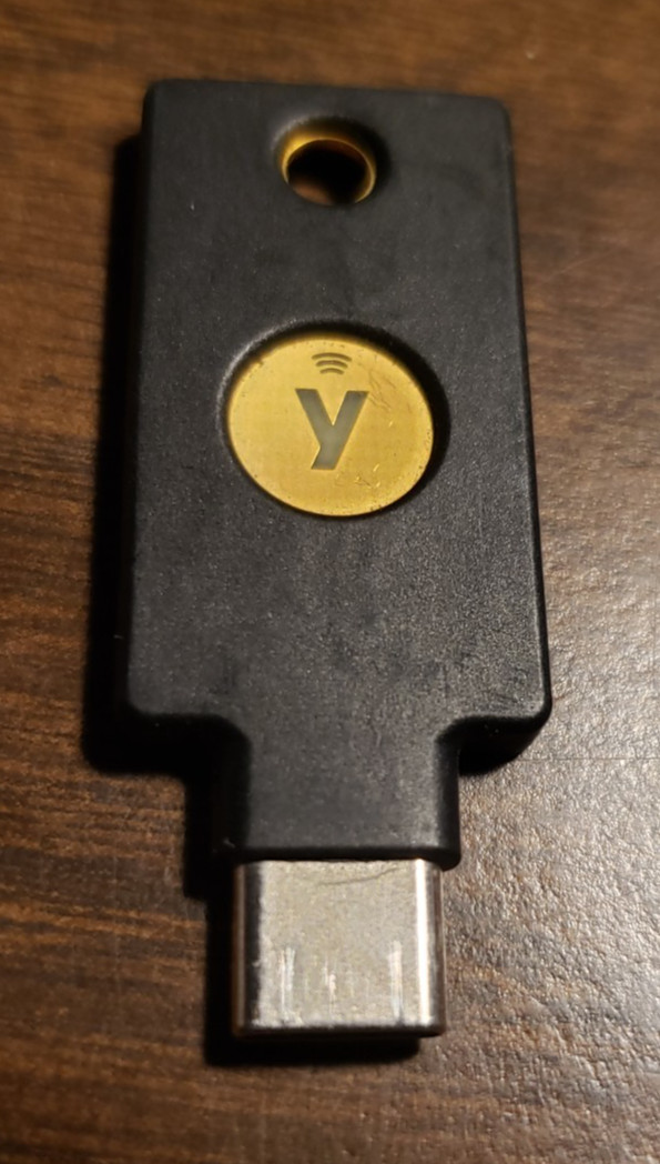Yubico YubiKey 5C NFC Security Key  Used