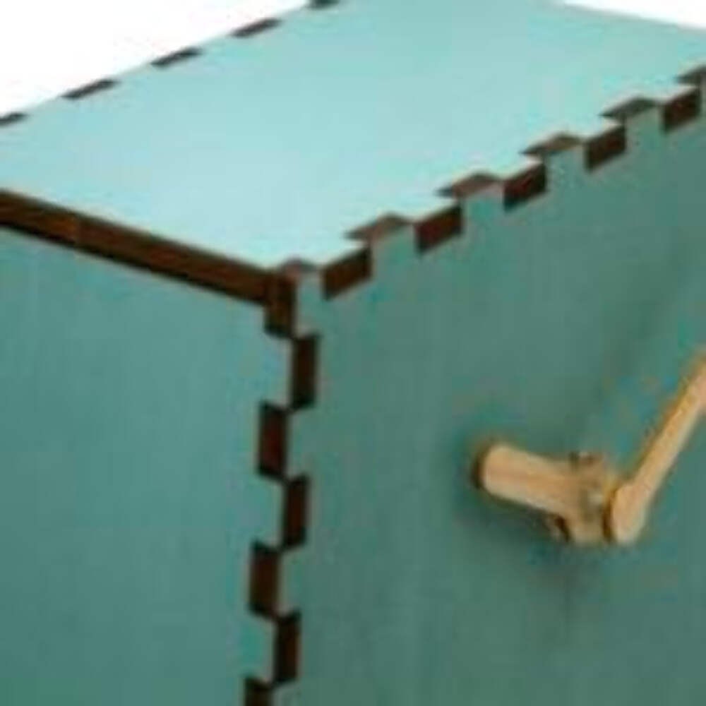 5207TQ Rocky Turquoise Table Clock
