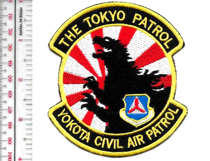 US Civil Air Patrol Japan Auxiliary Yokota AFB Tokyo Patch vel  NO TARIFF