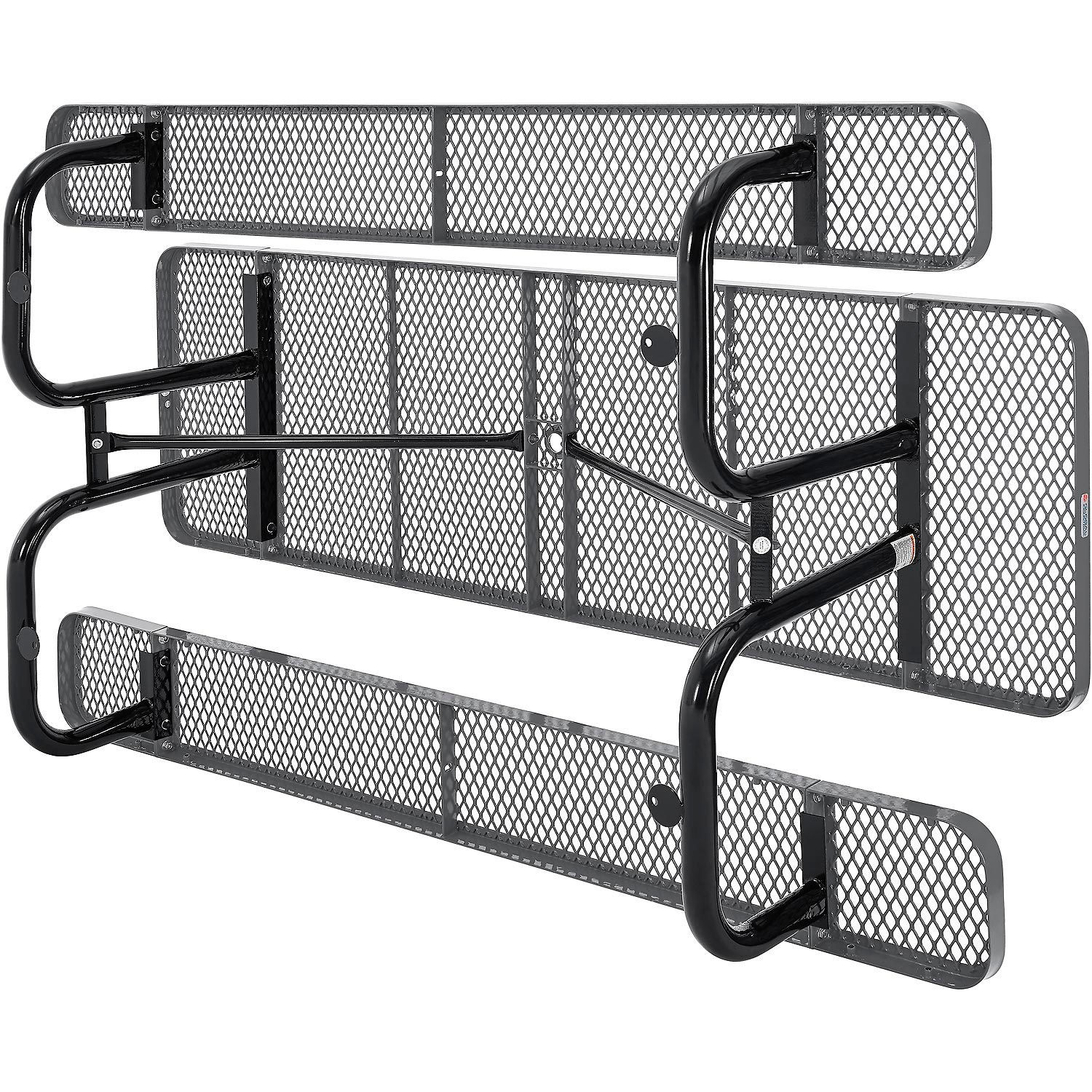 Global Industrial 8'L Rectangular Picnic Table Expanded Metal Gray
