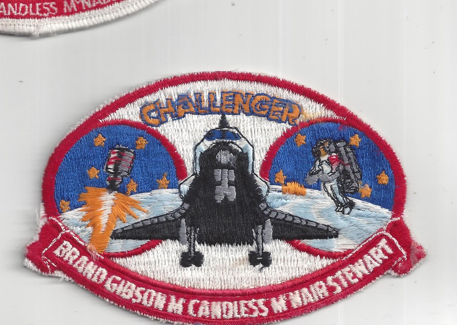 PATCH NASA SPACE CHALLENGER STS-41B 1984 FULLY EMBROIDERED CUT EDGE          JP