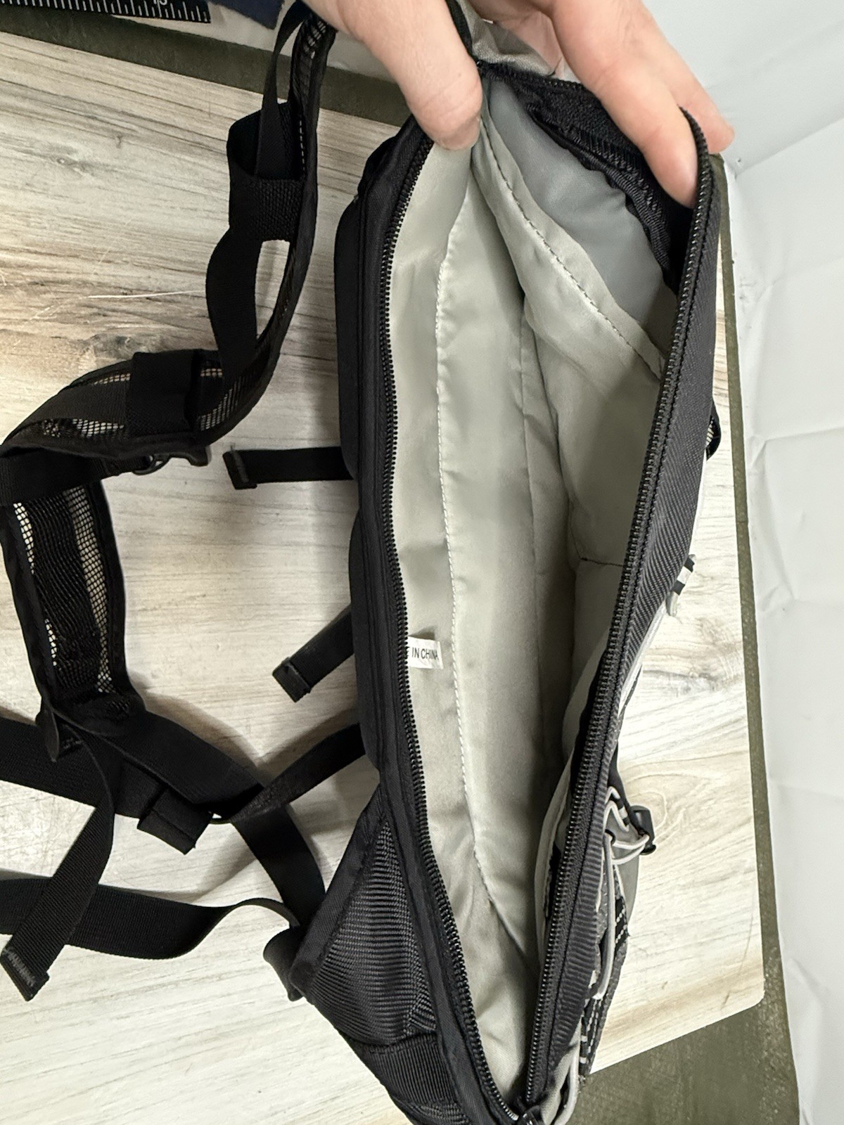 Nalgene Water Hydration Hiking Backpack Pack Black/Gray w/o bladder