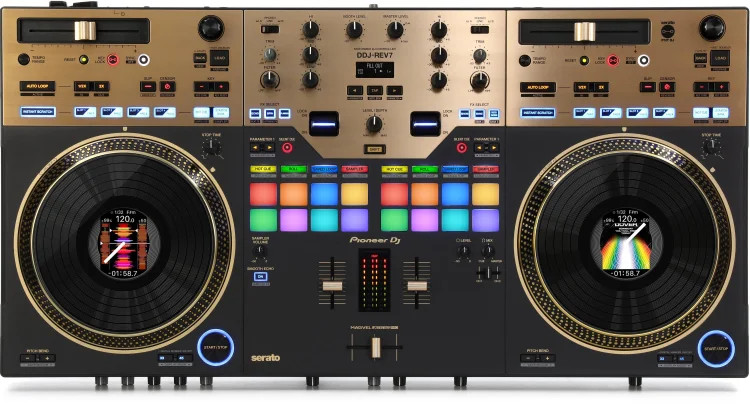 Pioneer DJ DDJ-REV7 2-deck Serato DJ Controller - Limited-edition Gold