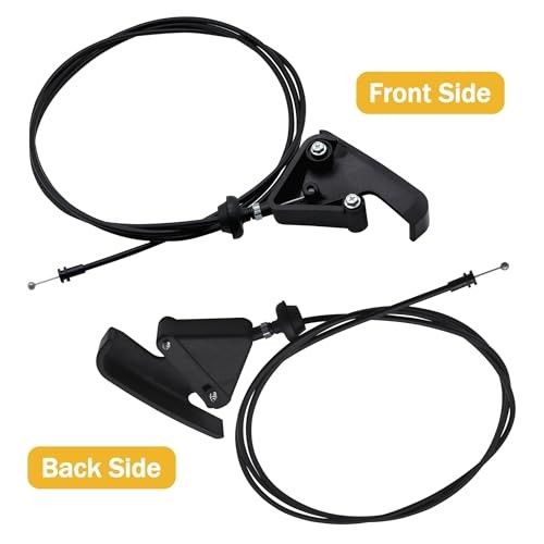912-086 Hood Release Cable & Pull Handle Compatible with Dodge Ram 1500 2500
