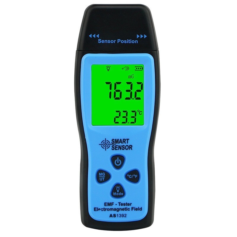 EMF Meter 3-in-1 Electromagnetic Field Radiation Detector for 30-300Hz