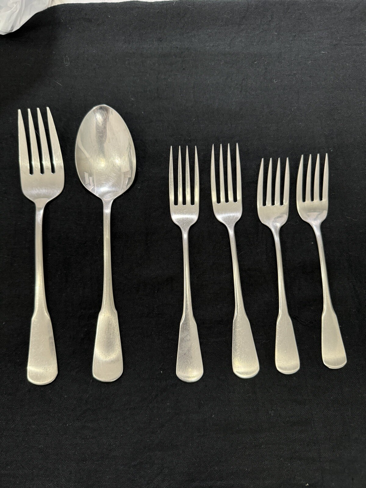 oneida sss flatware 6 Pieces Dinner Forks Cake Or Salad Dressed Serving Forks