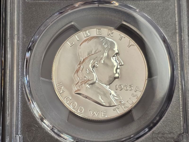 1963 Franklin Silver Half Dollar PCGS Graded PR67 #46590324