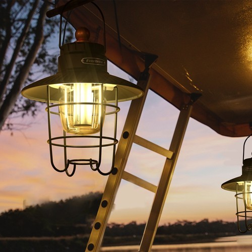 EverBrite LED Rechargeable Camping Lantern 550LM USB C Lantern with 3 Light Mode