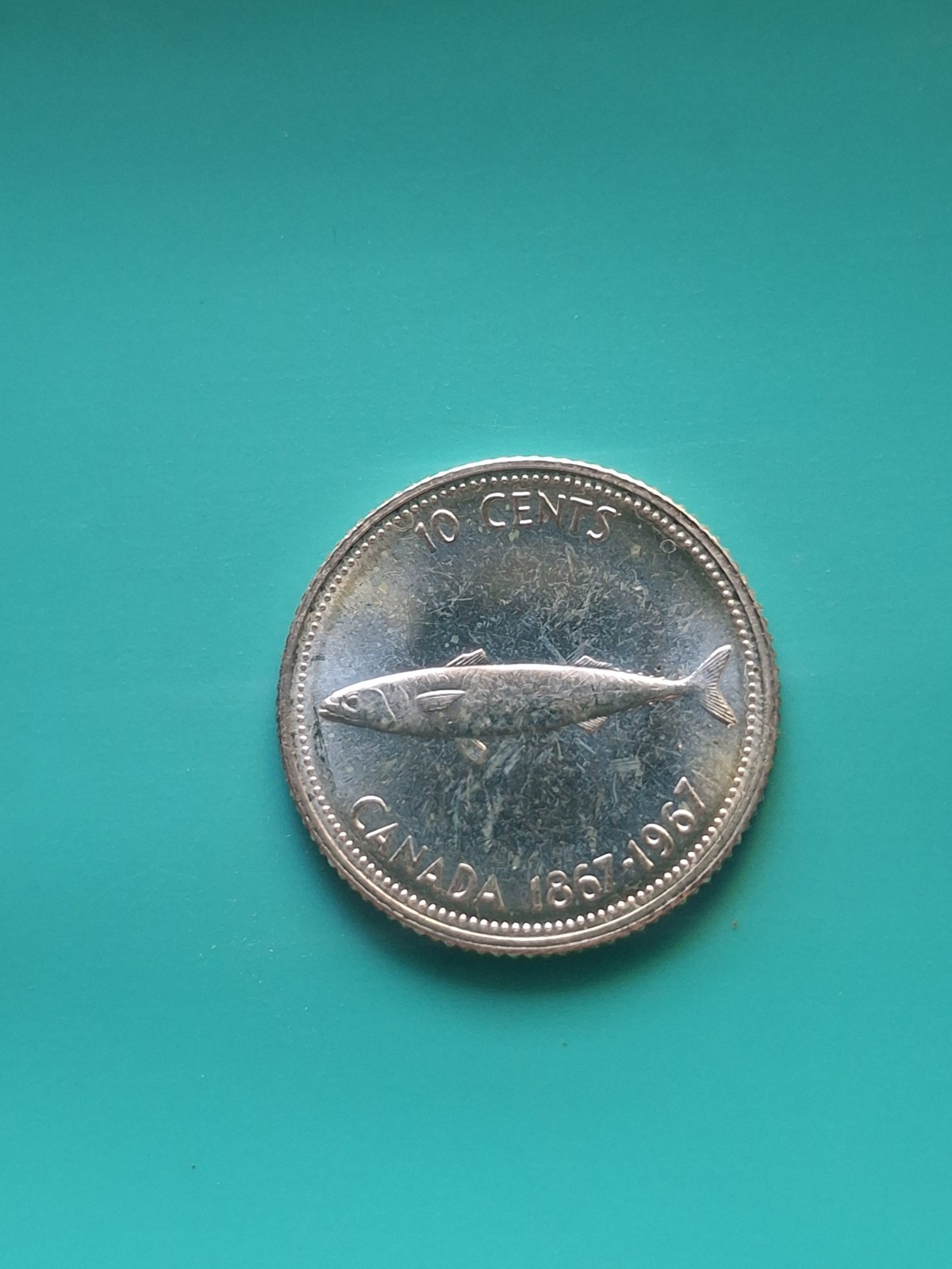 ***BU*** 1967 Canada Silver Mackeral Coin