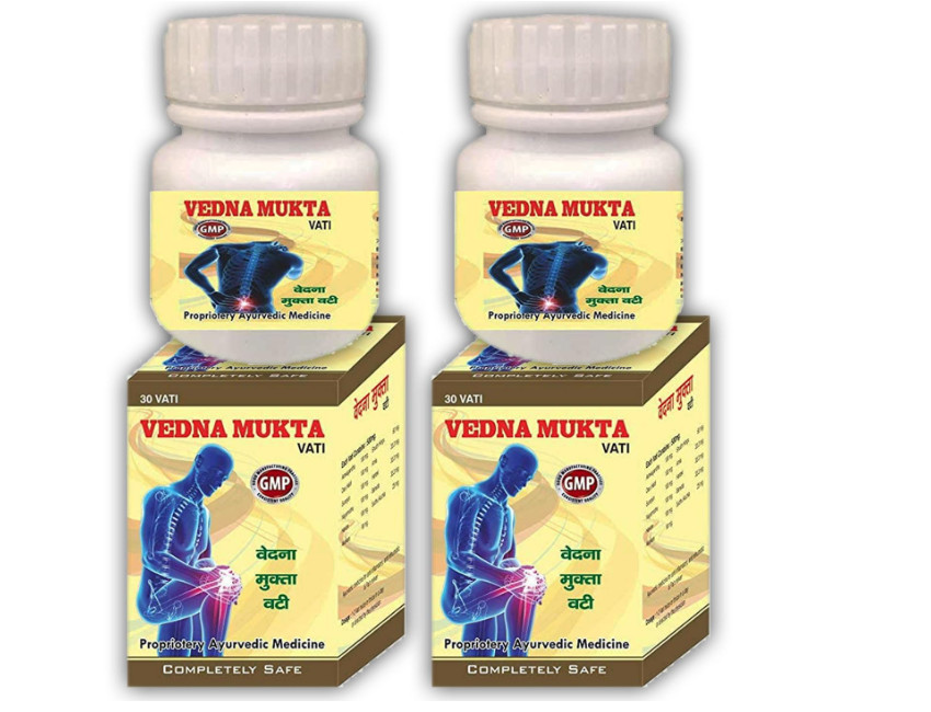 3x 30 Tablet Total 90 Vedna Mukta Vati Life Care Herbal & Ayurvedic pain relief