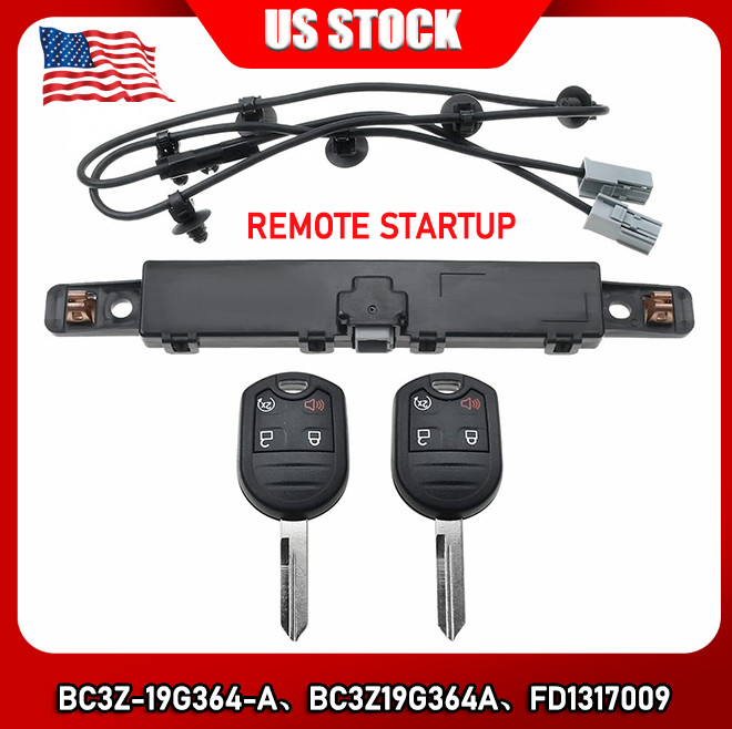 Remote Start System with 2PCS Car Key Fit For Ford F150 2011-2014  BC3Z-19G364-A