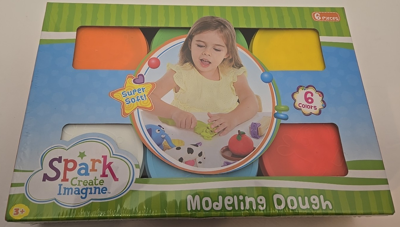 Spark Create Imagine Modeling Dough for Kids 3 and Up. 6 Pack