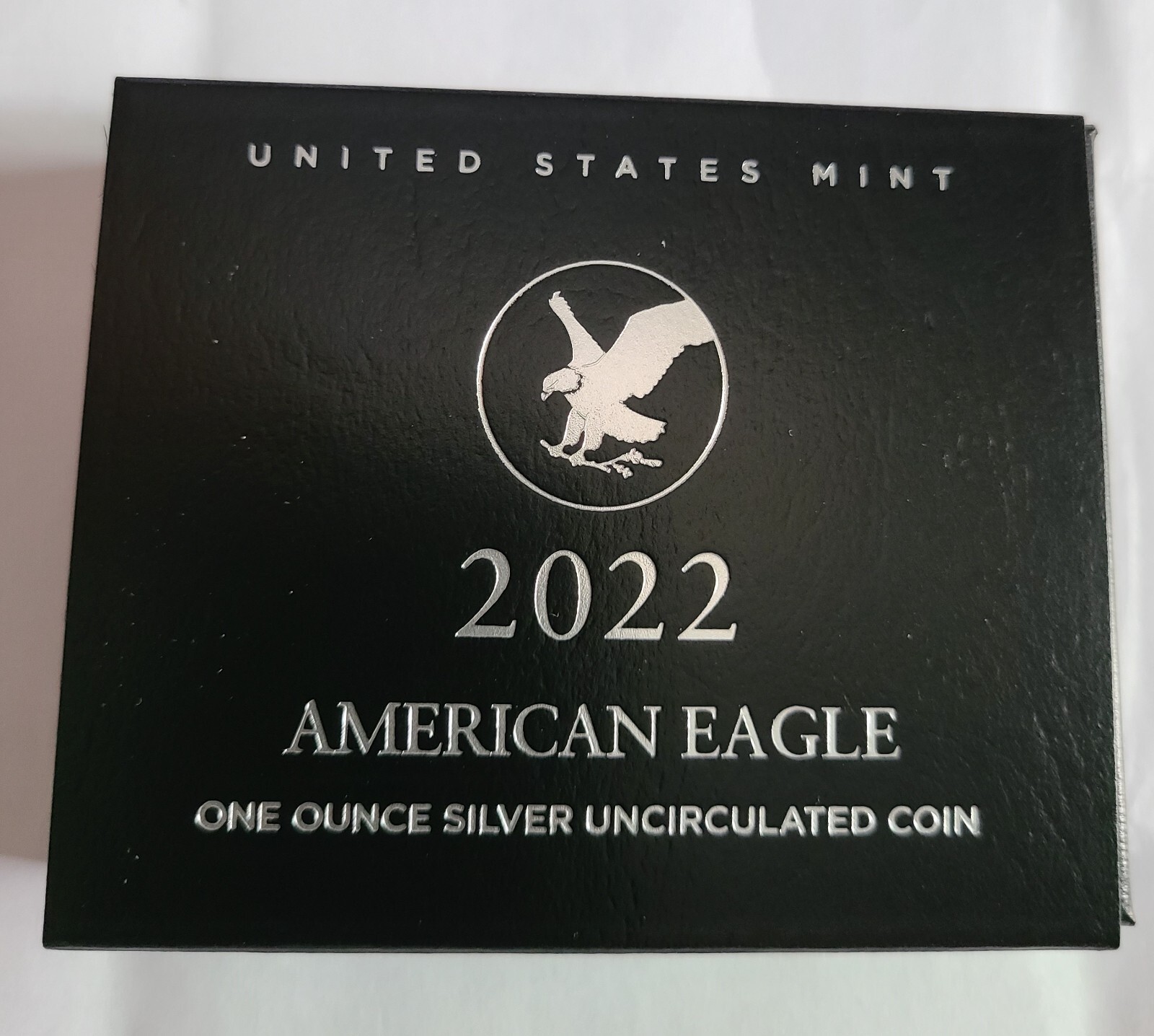 2022 "W" Silver American Eagle Set of 2, 1 Proof, 1 Uncirculated