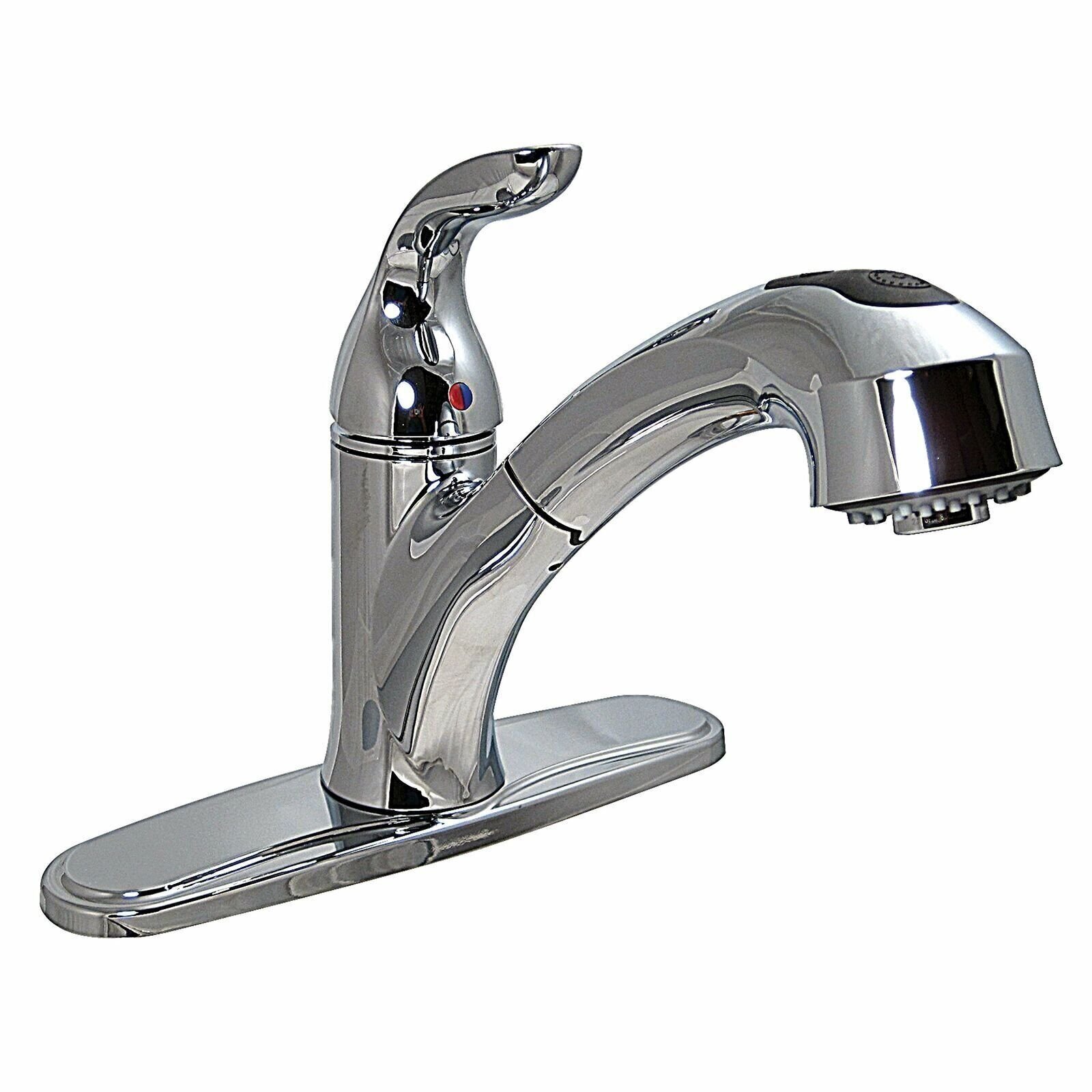 Phoenix Valterra PF231341 Single-Handle Pull Out Hybrid Kitchen Faucet-Chrome