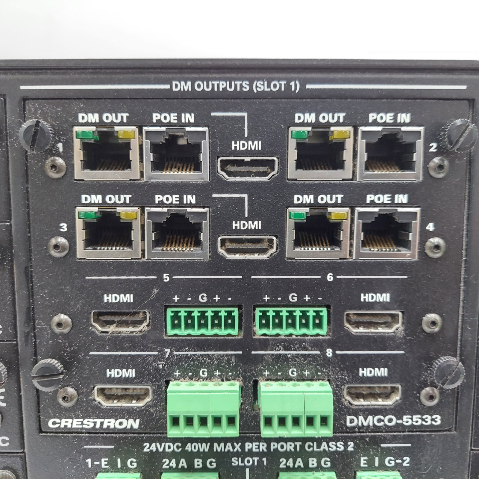 Crestron DM-MD16X16 Digital Media Switcher w/ Cards *Read Desc.*