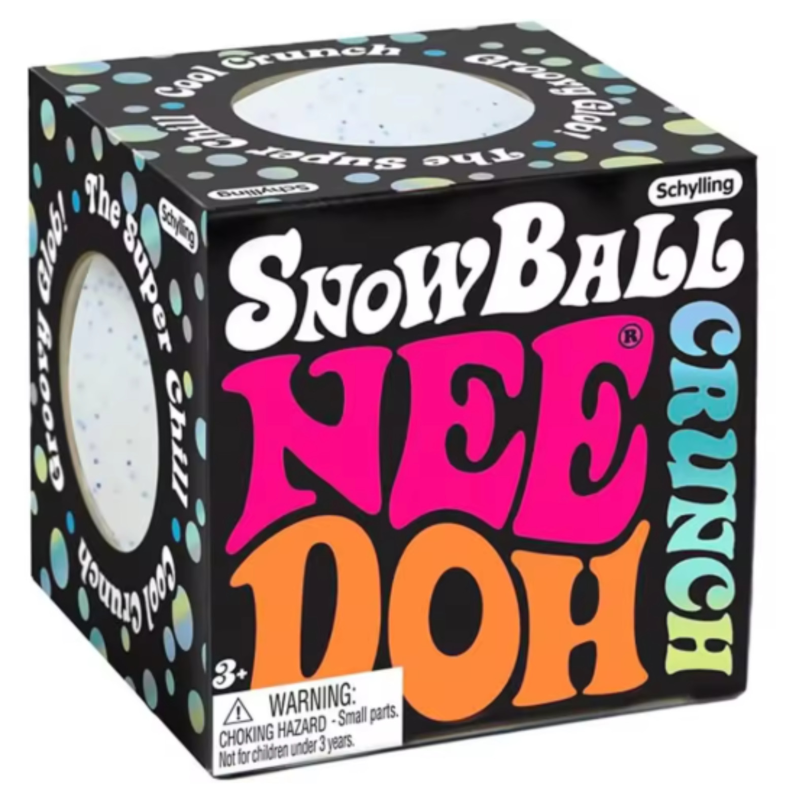 NeeDoh Snow Ball Stress Relief Squishy Crunch Sensory Fidget Toy Gift