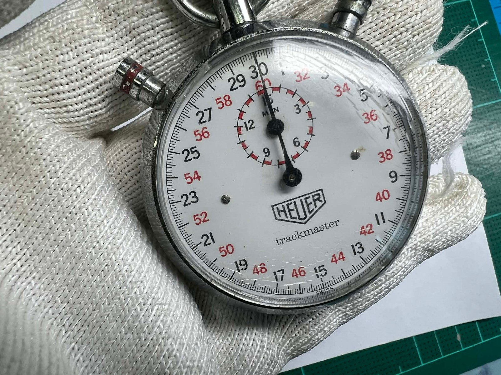 Heuer stopwatch trackmaster 53 mm Sell As Part