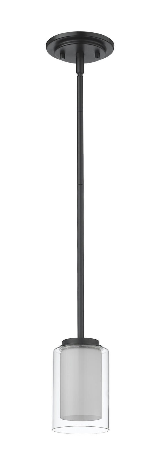 Z-Lite 426MP Willow 6"W Mini Pendant - Black