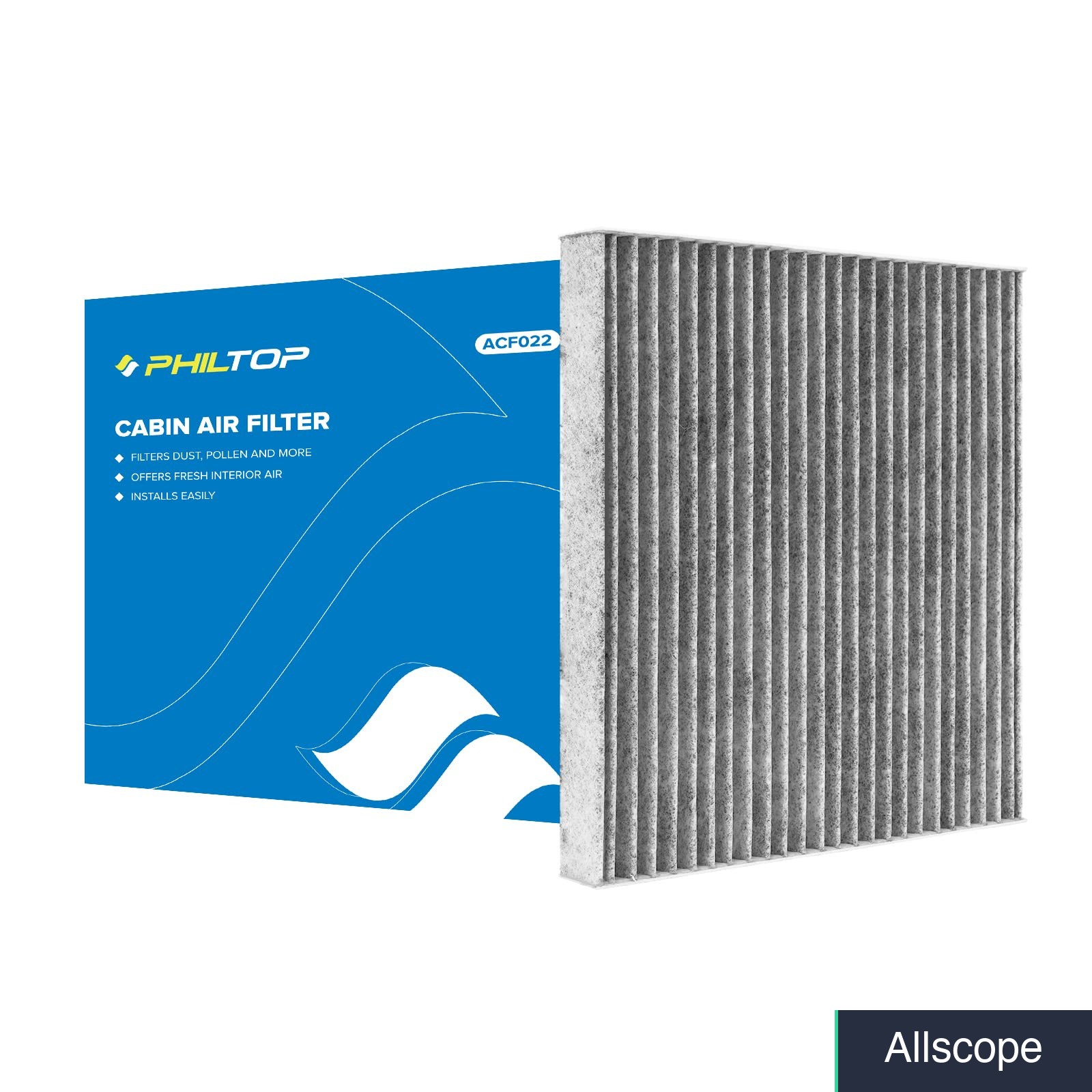 Cabin Air Filter HEPA 8.5x7.7x1 inch for Ram 1500 Jeep Wagoneer