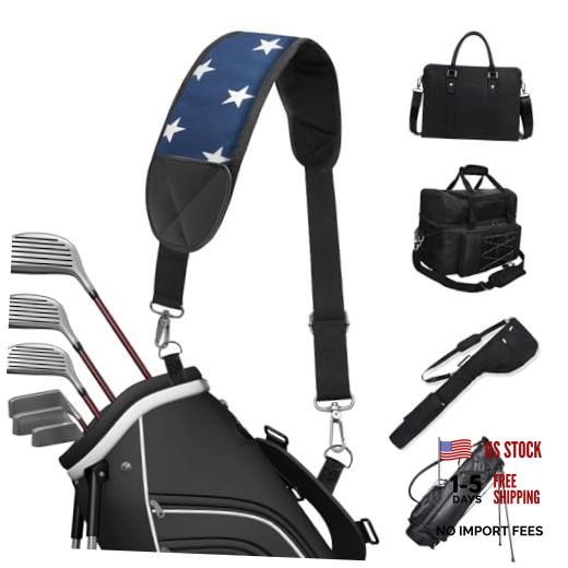 Golf Bag Strap Replacement Golf Bag Shoulder Strap Adjustable Single Padded