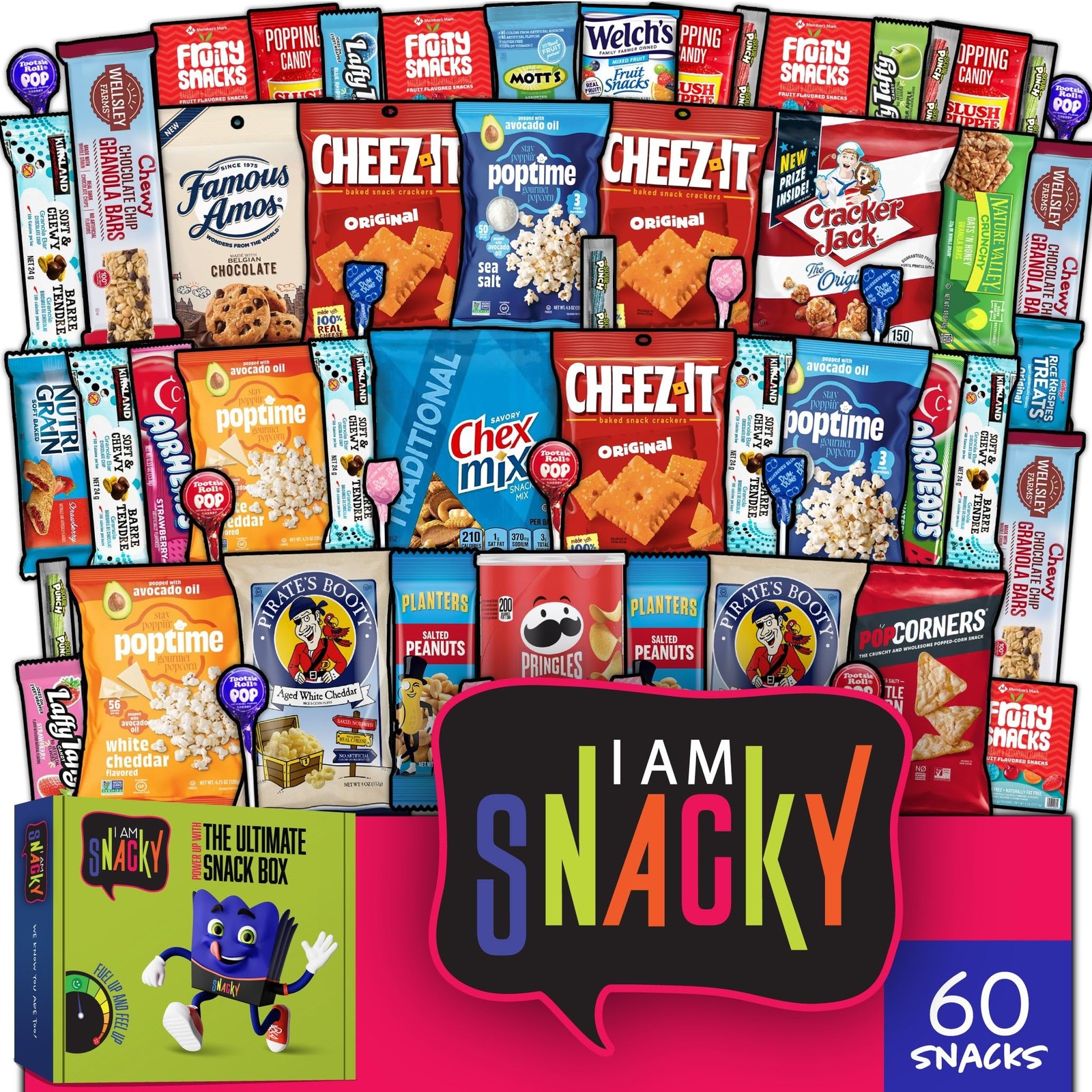 I AM Snacky - Snack Box Variety Pack Care Package + 56.7 Ounce (Pack of 1)