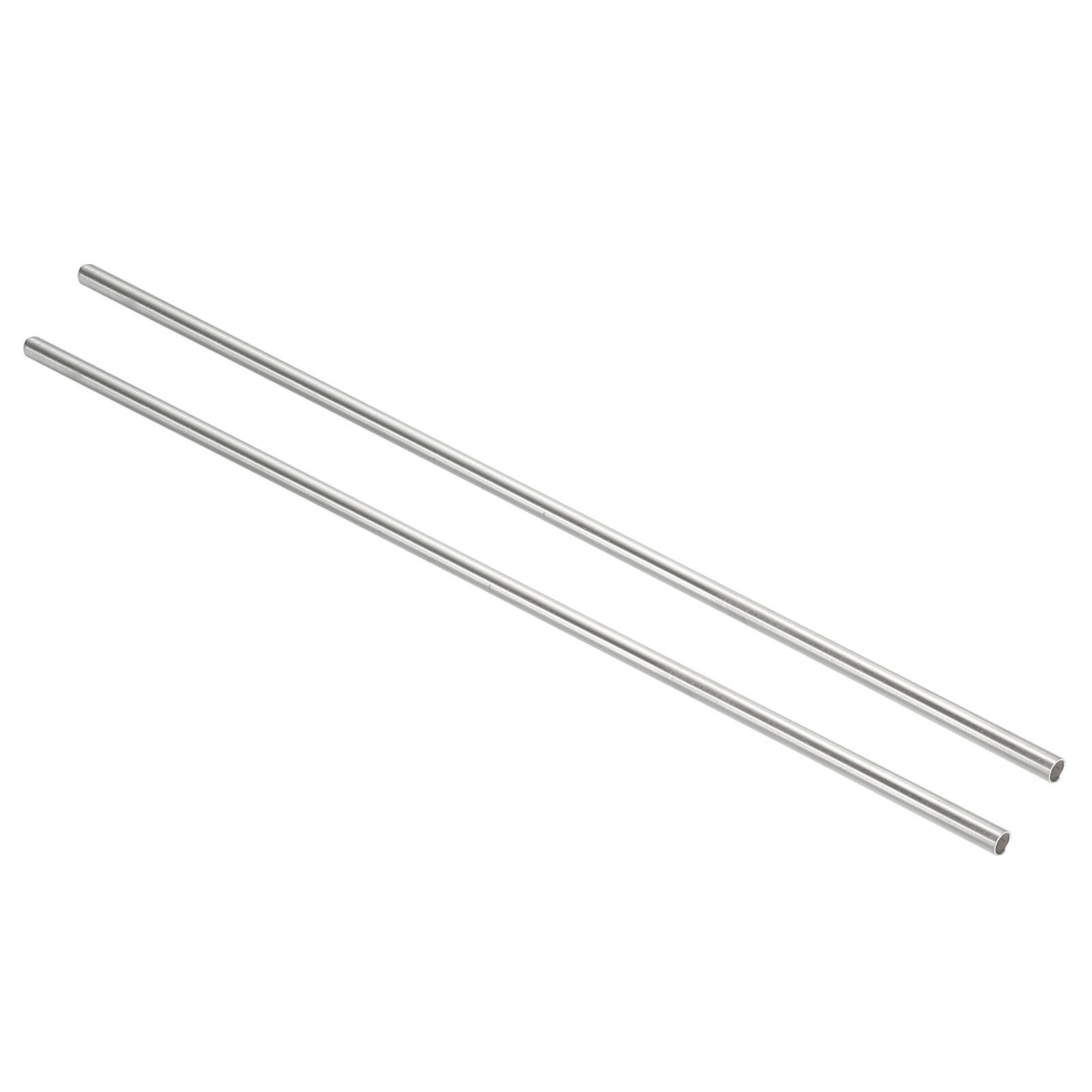 Thermowell Pipe Immersion Well 3/16" ID 1/4" OD 12" Stainless Steel 304 2pcs