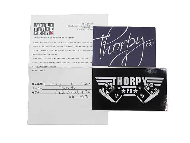 Thorpy Fx Field Marshal Fuzz Pedal Effector Kagoshima Store