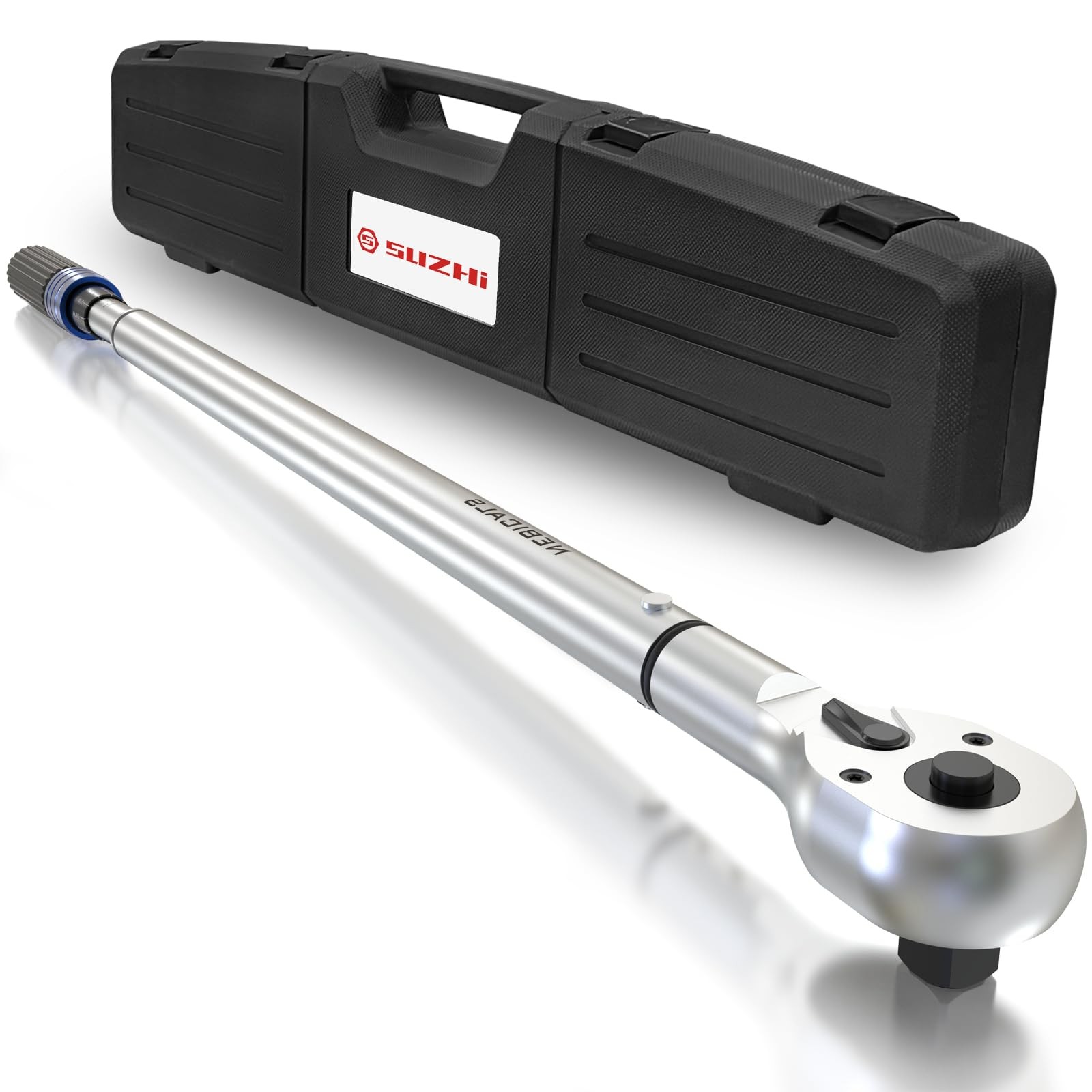 SuZhi 3/4 Inch torque wrench 100-600 ft lb /135.6-813.6 N.M/Aluminum Alloy ha...