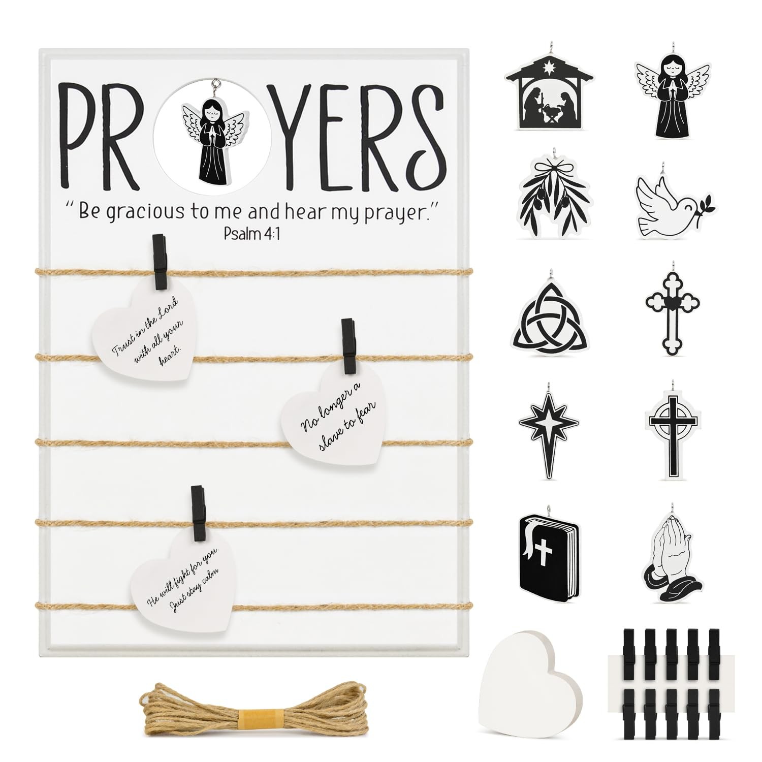 Christian Religious Gifts Prayer Board Kits for Women,Interchangeable Pray Gi...