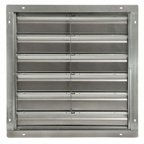 Gravity Shutter for 24" Exhaust Fan Wall Mount Galvanized Frame Rear-Flanged NEW