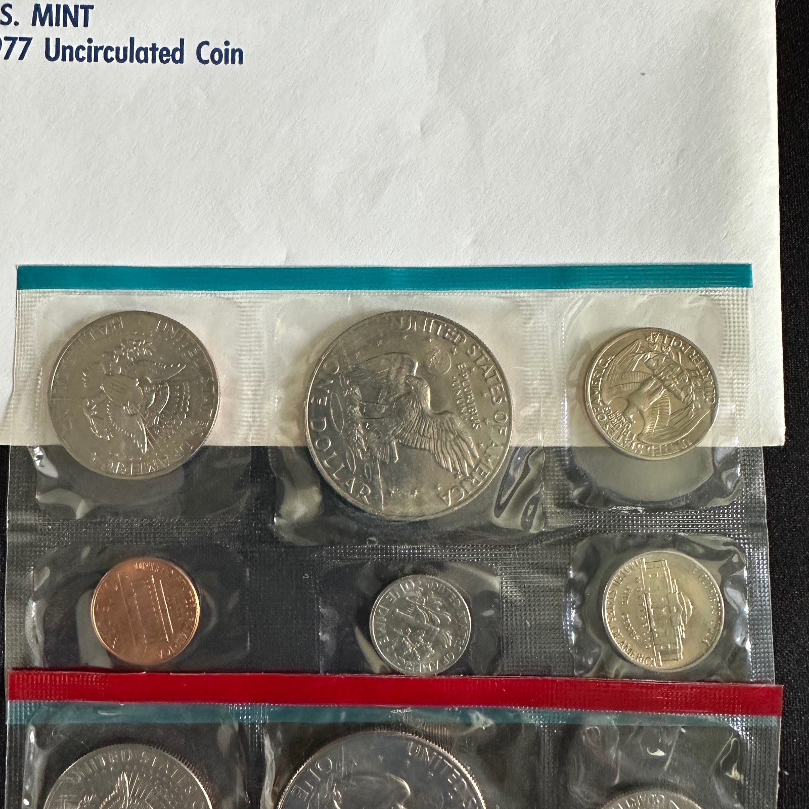 1977 Uncirculated US Mint Set P & D w/Original Gov't Packaging