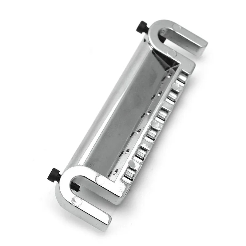 Flexible Wraparound Bridge Tailpiece Sets for Les Paul LP SG Solid-body Chrome
