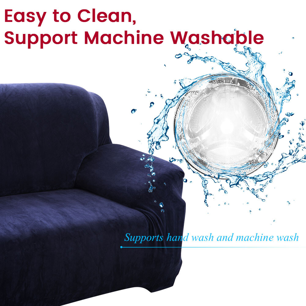 1/2/3/4 Seater Couch Sofa Slipcover Protector Stretch Plush Thick Sofa Covers US